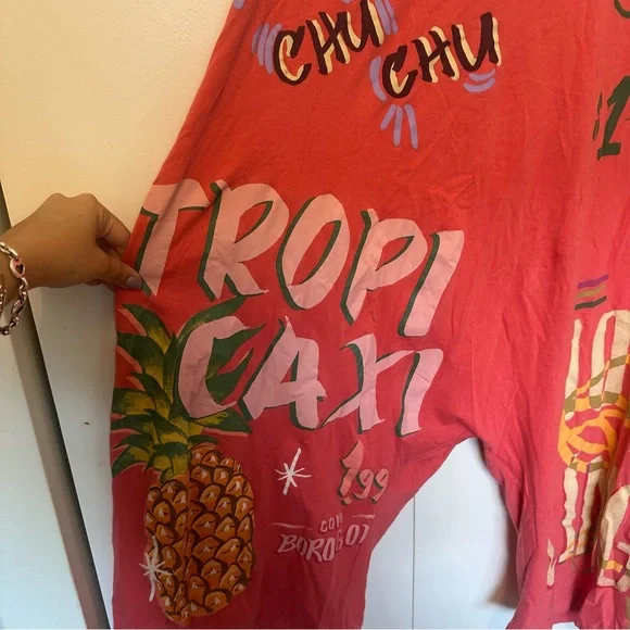 Farm Rio Graphic Tropical Jumpsuit - Picture 3 of 7